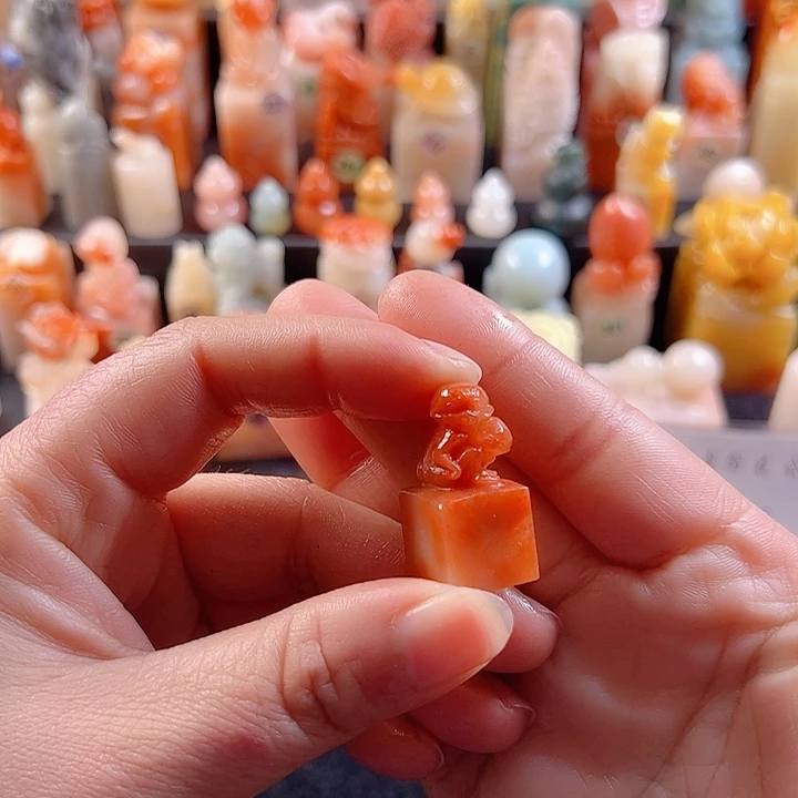 老挝石印石1.4厘米，猴子