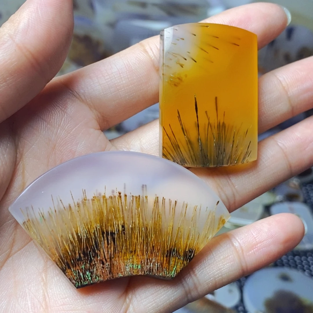 全***洗玛瑙/玉髓未镶嵌珠宝半成品