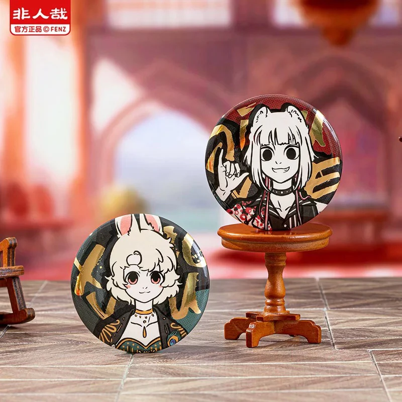 非人哉黑金系列马口铁徽章动漫周边卡通吧唧盲盒装饰别针