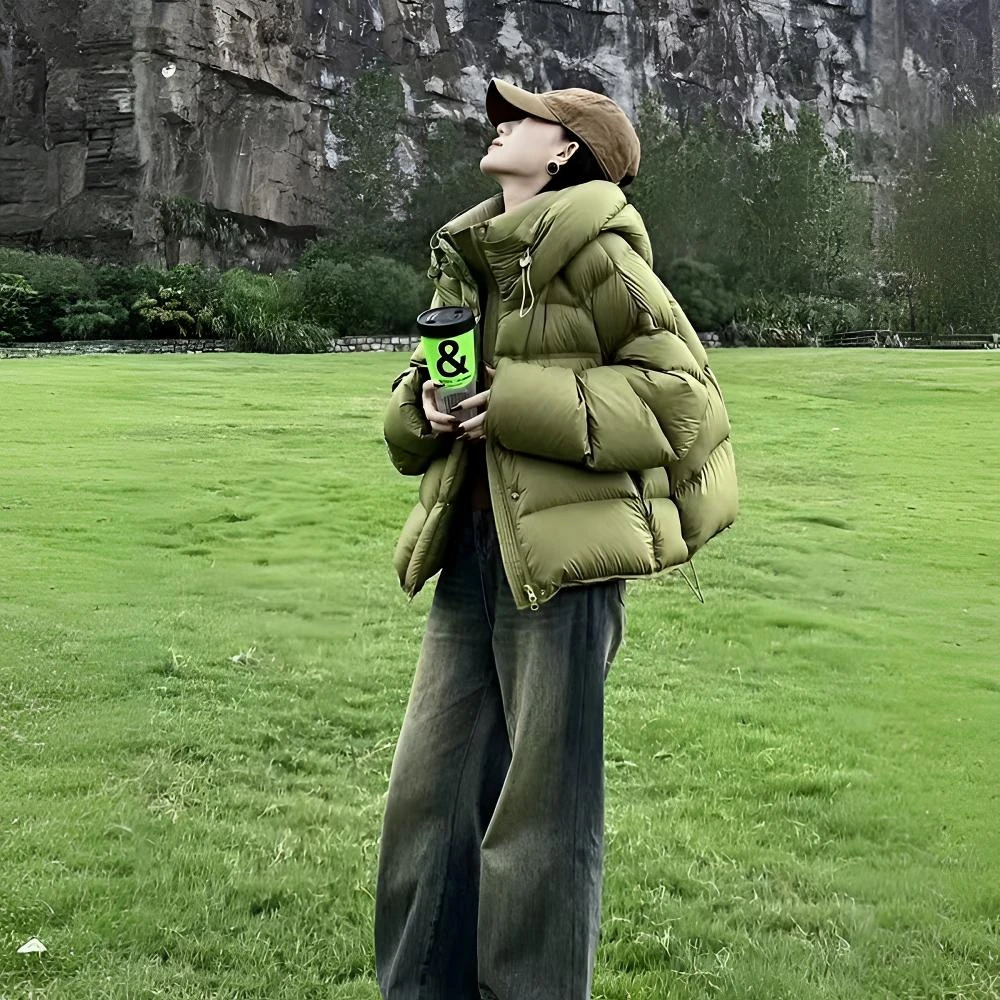D4羽绒服中长款加厚冬季时尚百搭外穿保暖（非直播勿拍不发货）