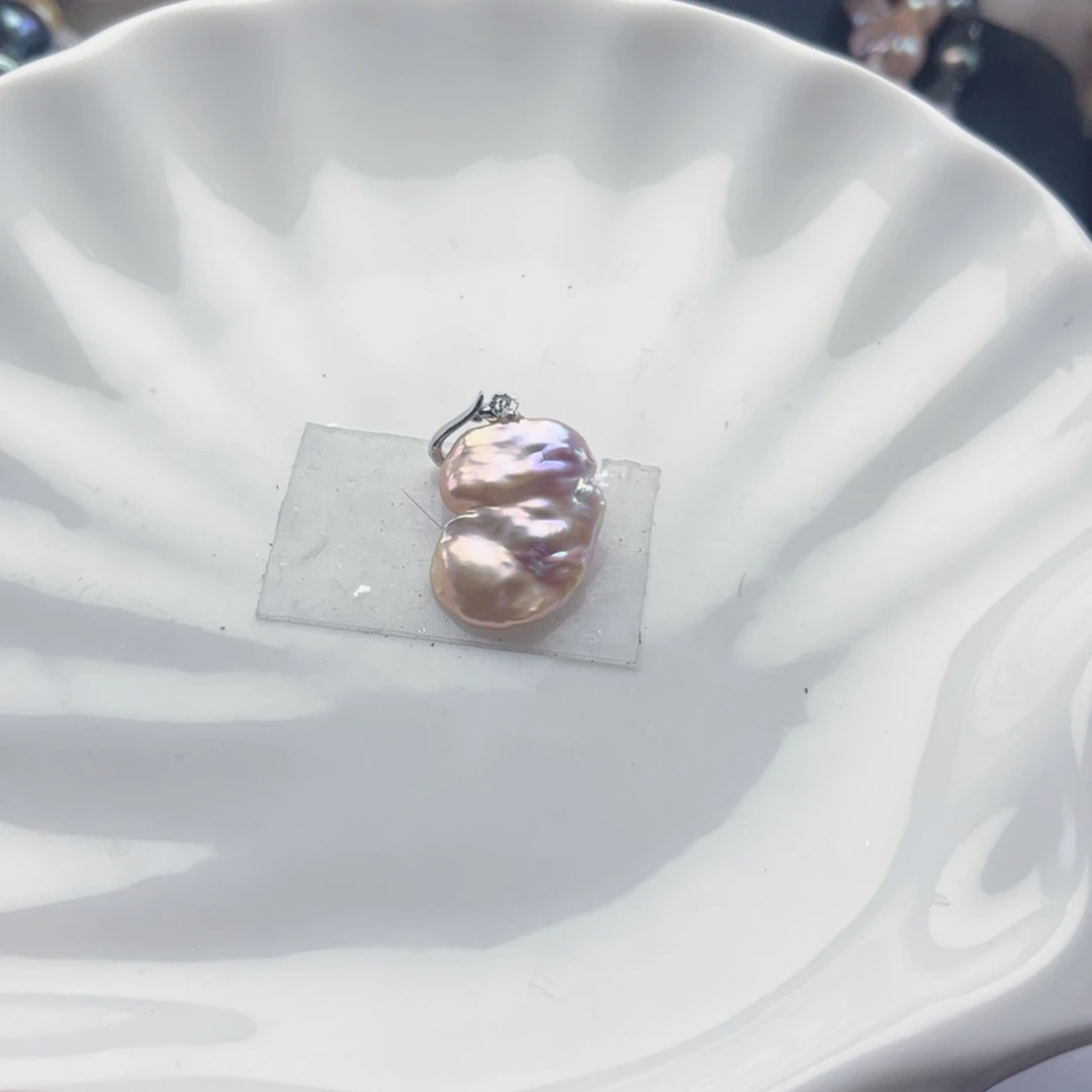 未镶嵌吊坠淡水珍珠【纯恬】