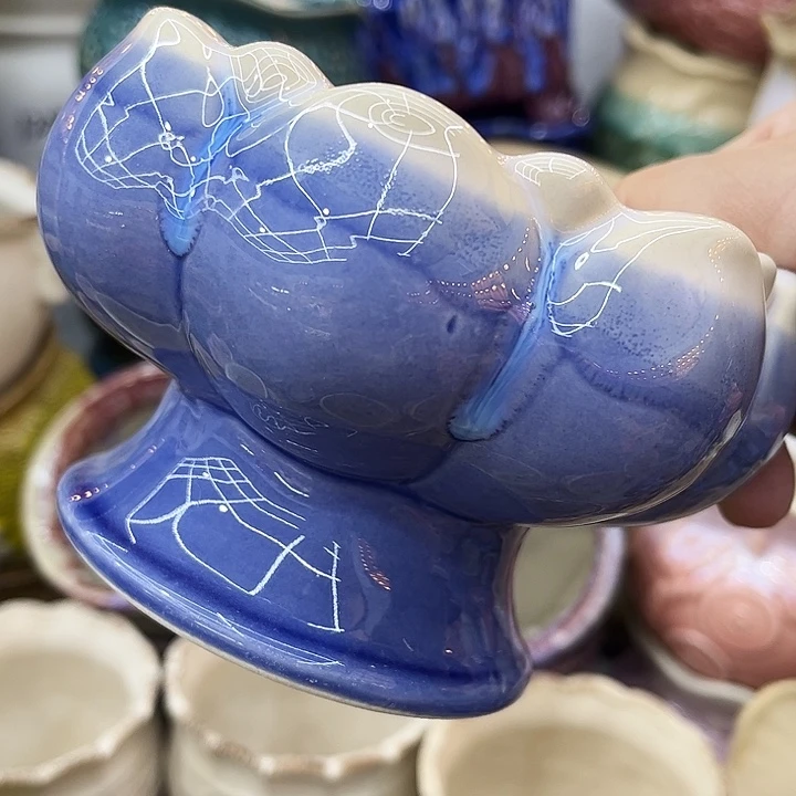 多肉植物陶瓷花盆.9.99包邮有孔