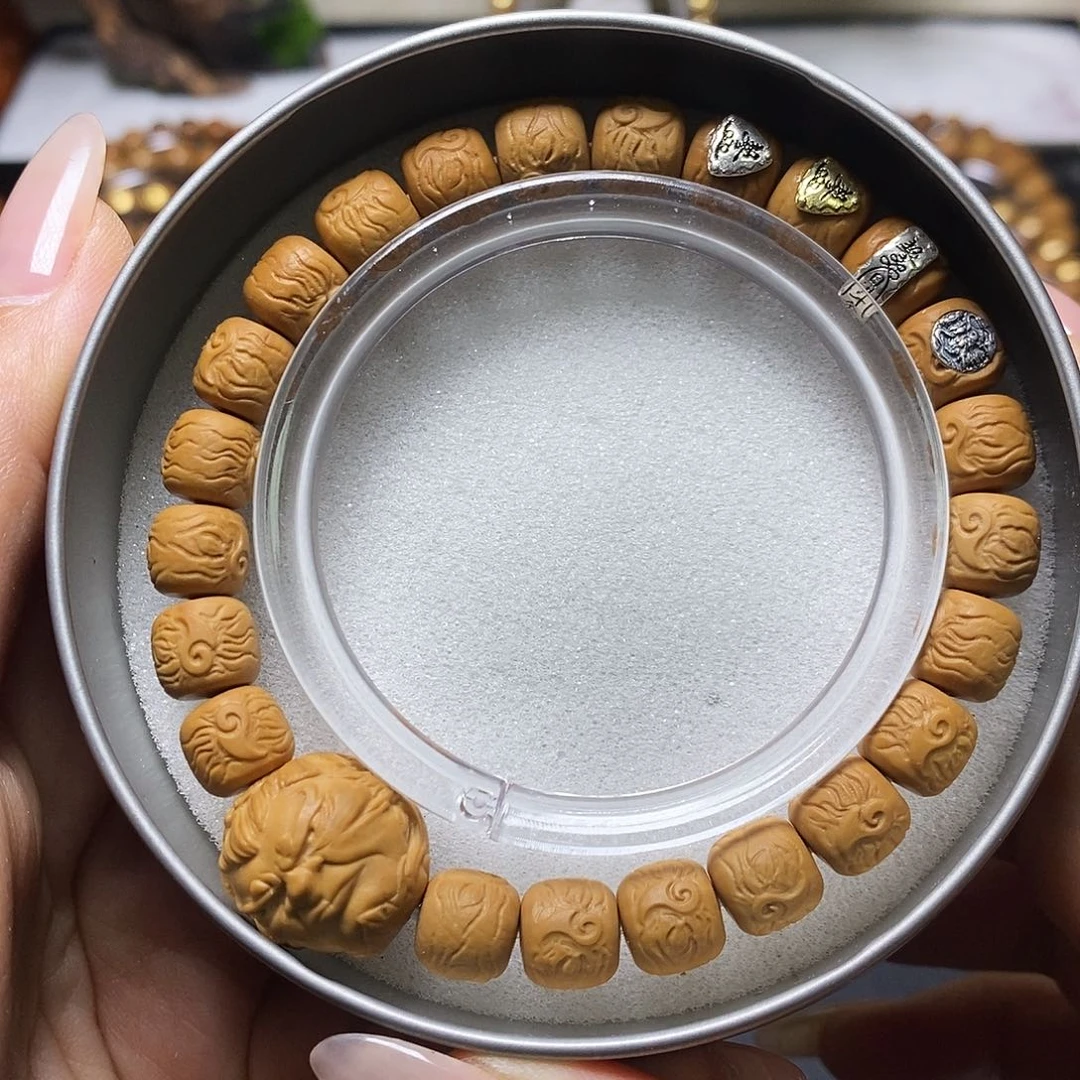 猴头核桃手串四标灵珠魔丸尺寸9左右全品单号332号