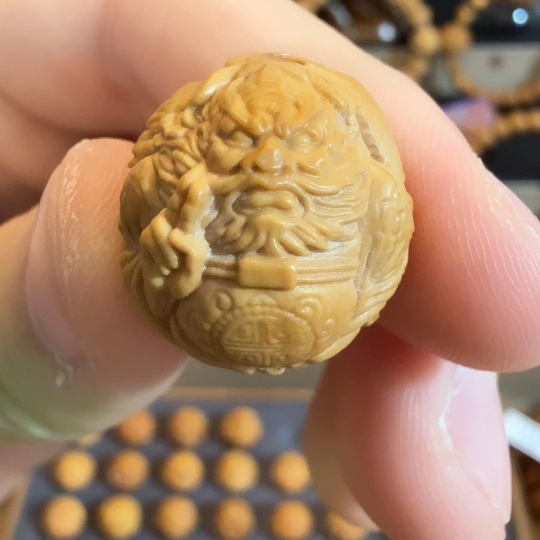 猴头核桃吊坠一颗全品钟馗