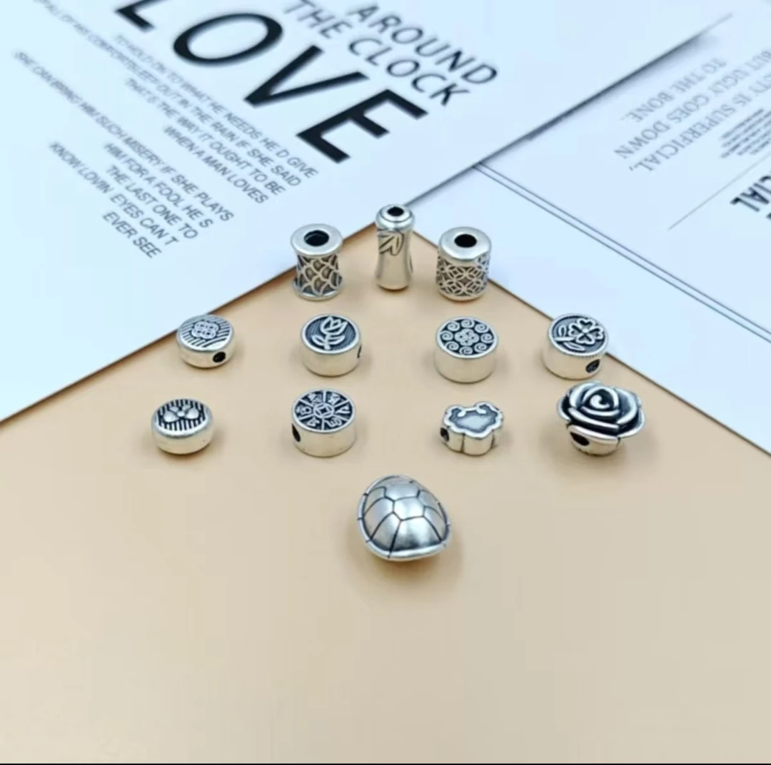 足银手链 足银纯银制品  柚子手作DIY  高级感   小众