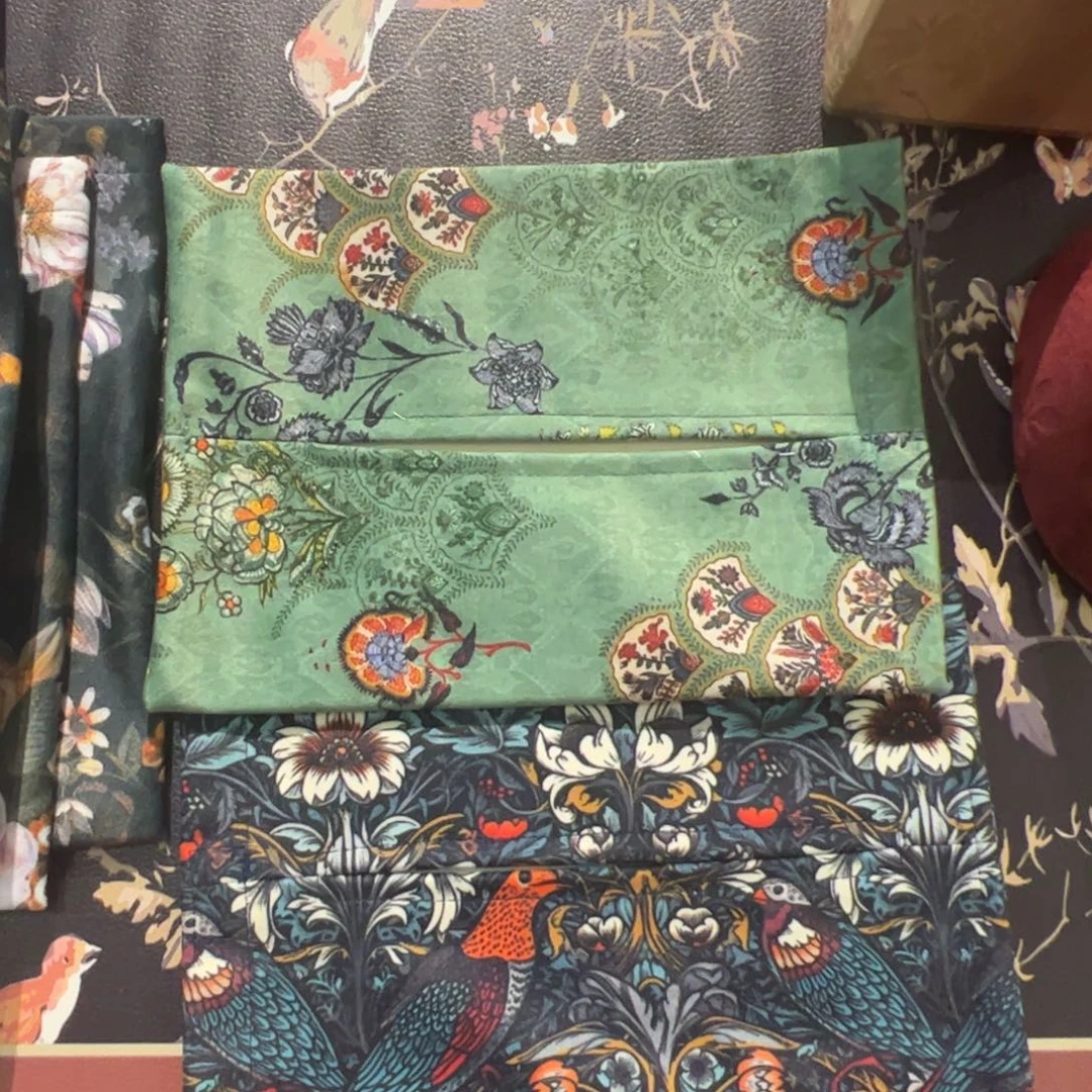 亚麻花窗➕落日纸巾袋