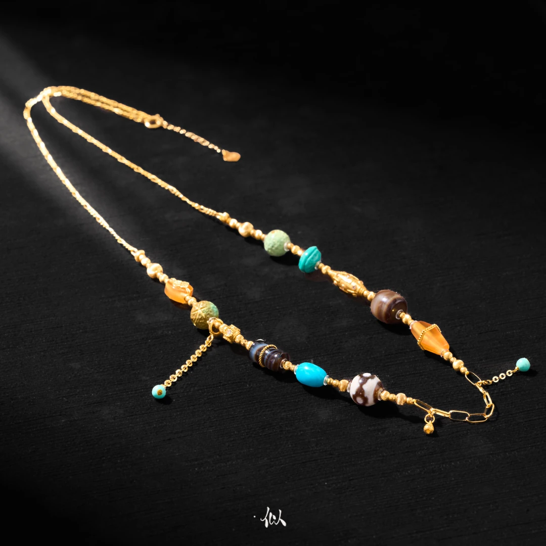 【徽音】·似梓珠宝· 18K金多宝项链  XYGD308556-C