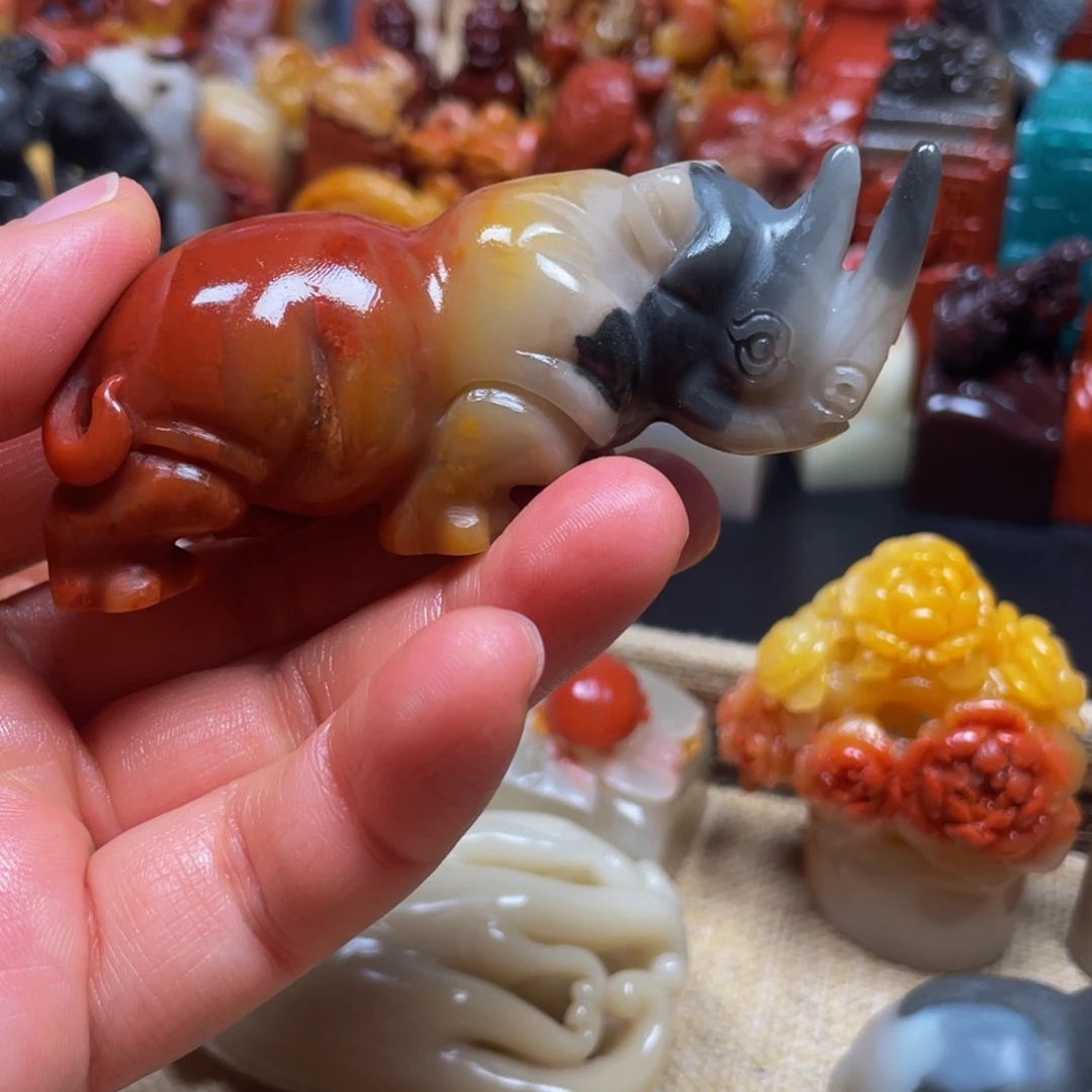 寿山石印石精美寿山