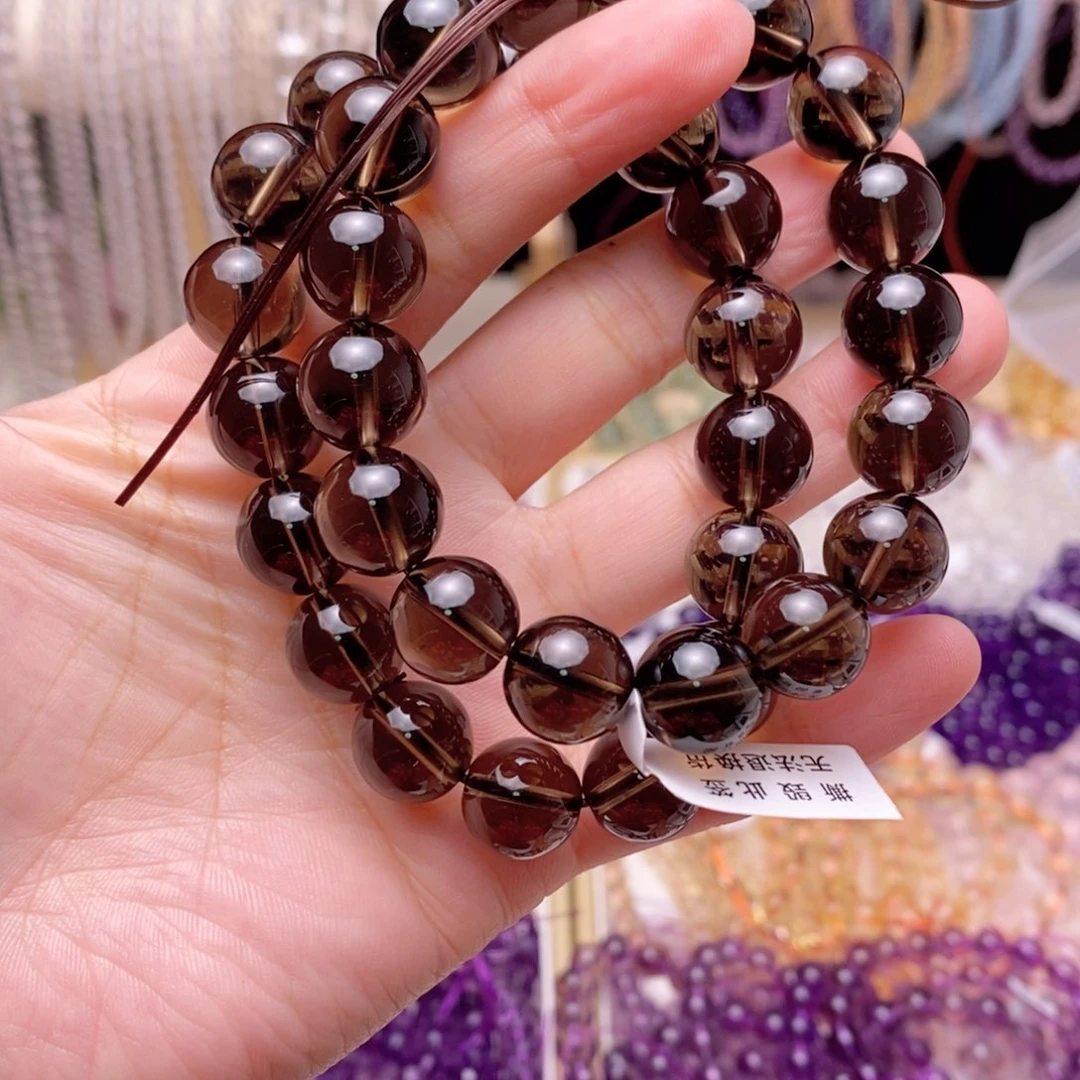 水晶手链未镶嵌茶晶卡12