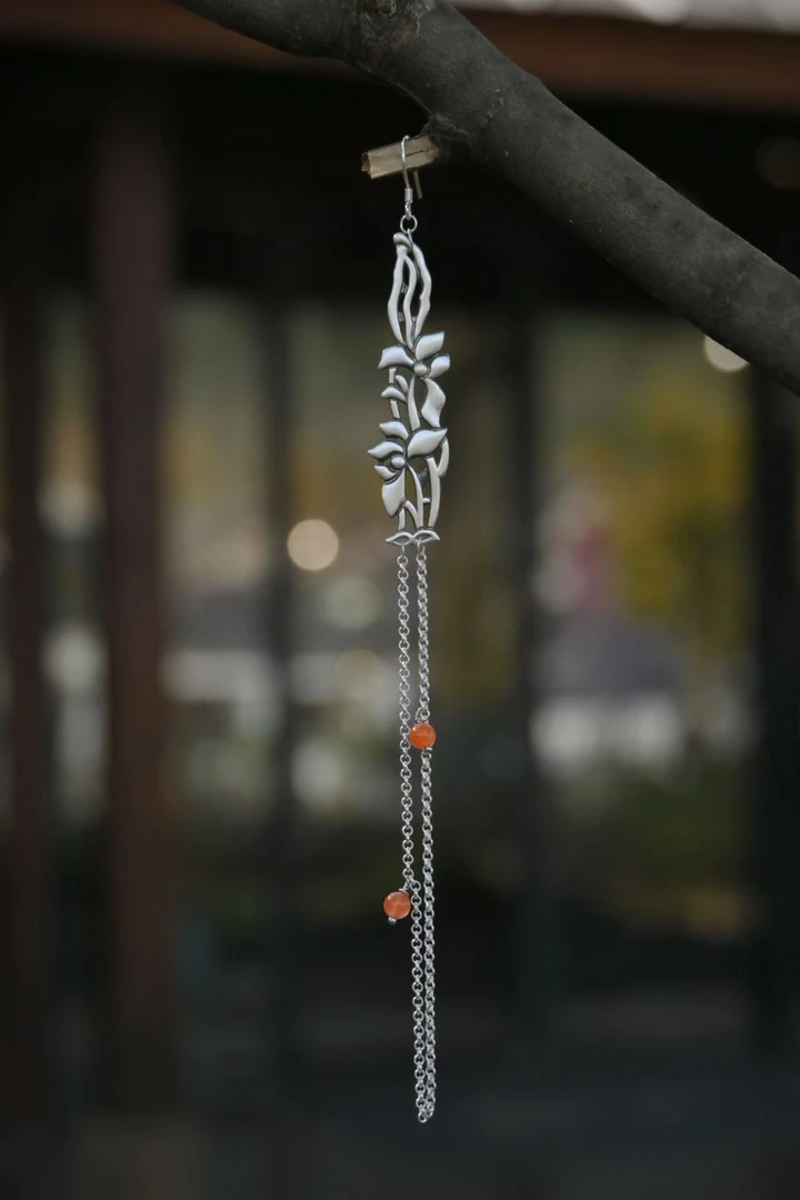 [憨憨同款925纯银耳饰]-憨憨甄选-憨憨专选-茶道-茶具-茶器