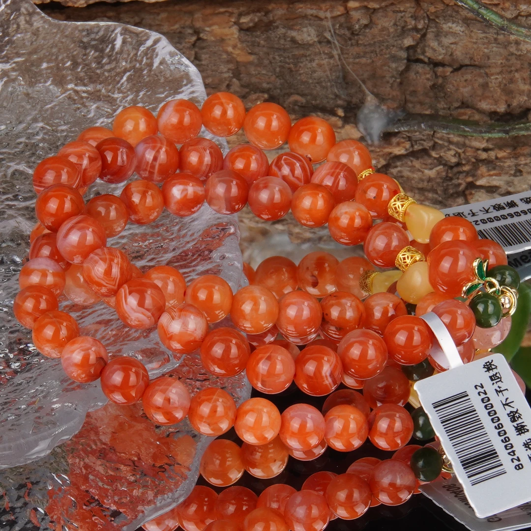 【书记甄选】天然原创南红单圈手链 多样式发一7mm GD1659