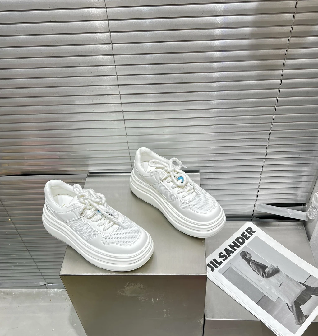 82-130夏款网面增高舒适百搭时尚简约小白鞋休闲鞋板鞋