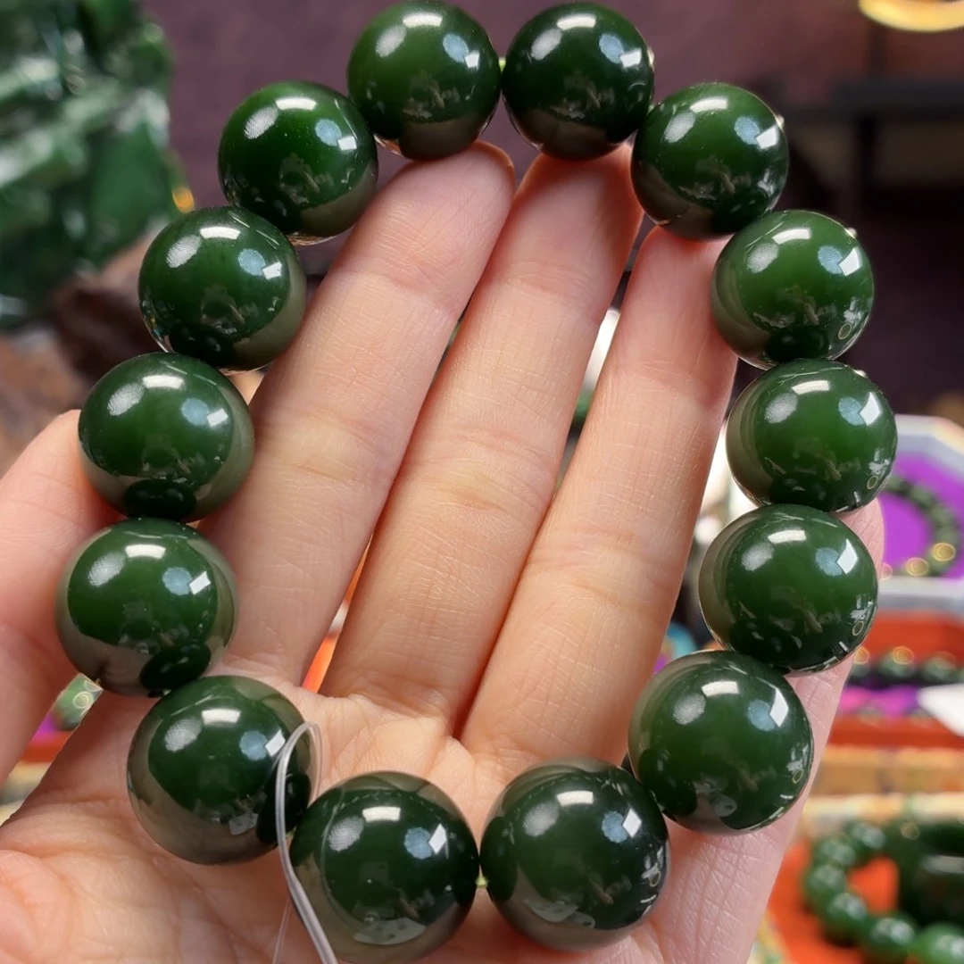 和田玉（碧玉）未镶嵌手串