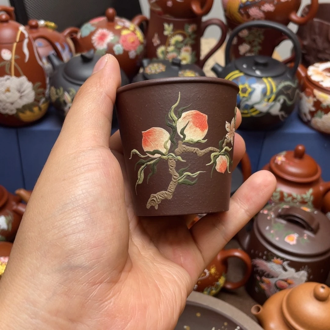 茶杯紫砂紫砂主人杯100cc