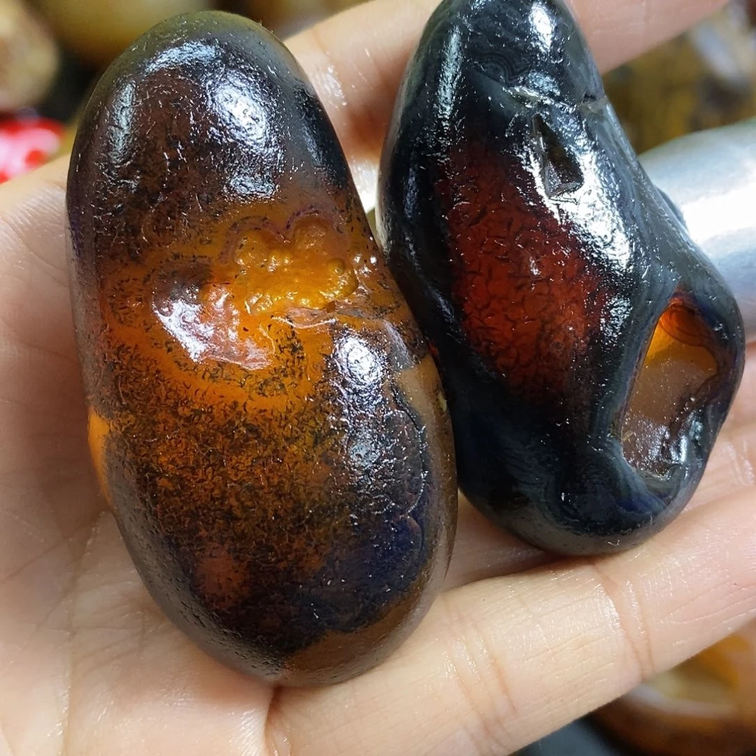 玛瑙/玉髓未镶嵌手把件