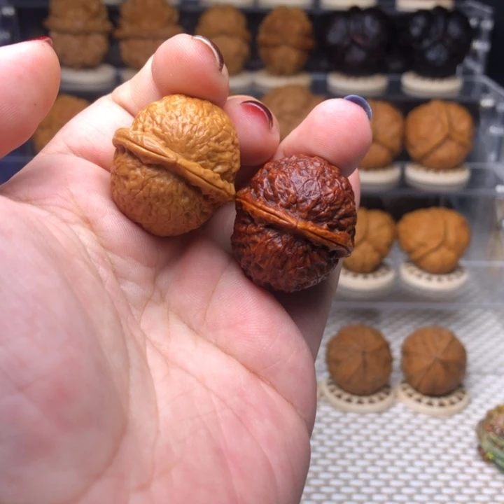 文玩核桃把件29福星小铁锤29尺