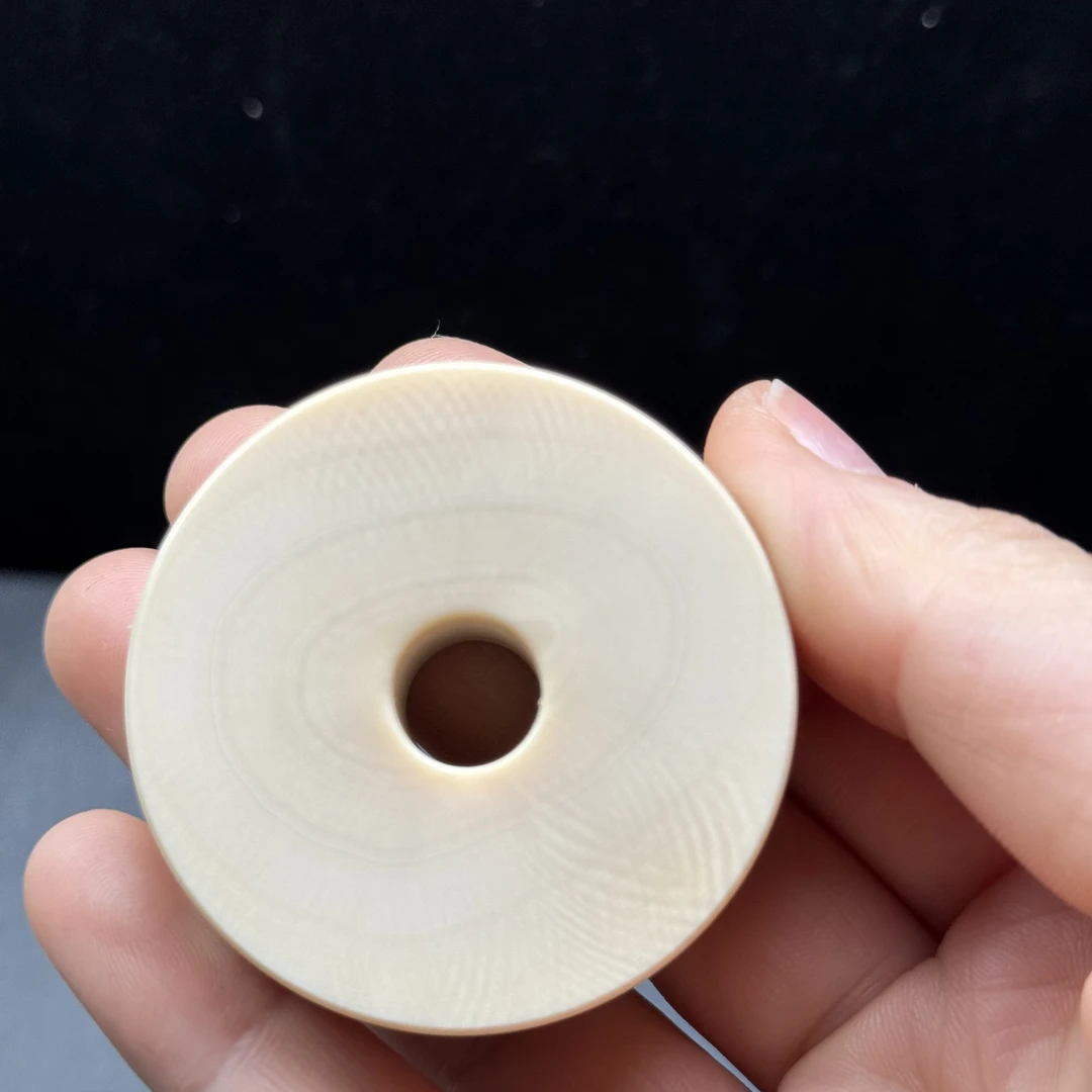 E1174天然猛犸牙 圆饼 牙饼 48.7*19.3mm支持鉴定 假一罚四