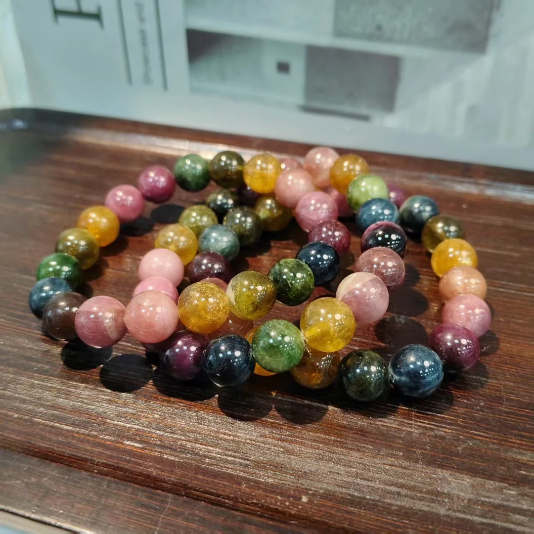 【书记甄选】天然碧玺单圈手链  多样性发一件 约10mm XL2874