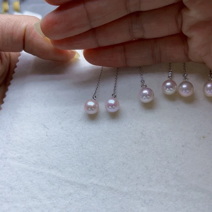 淡水珍珠胸饰银S925镶嵌杳*