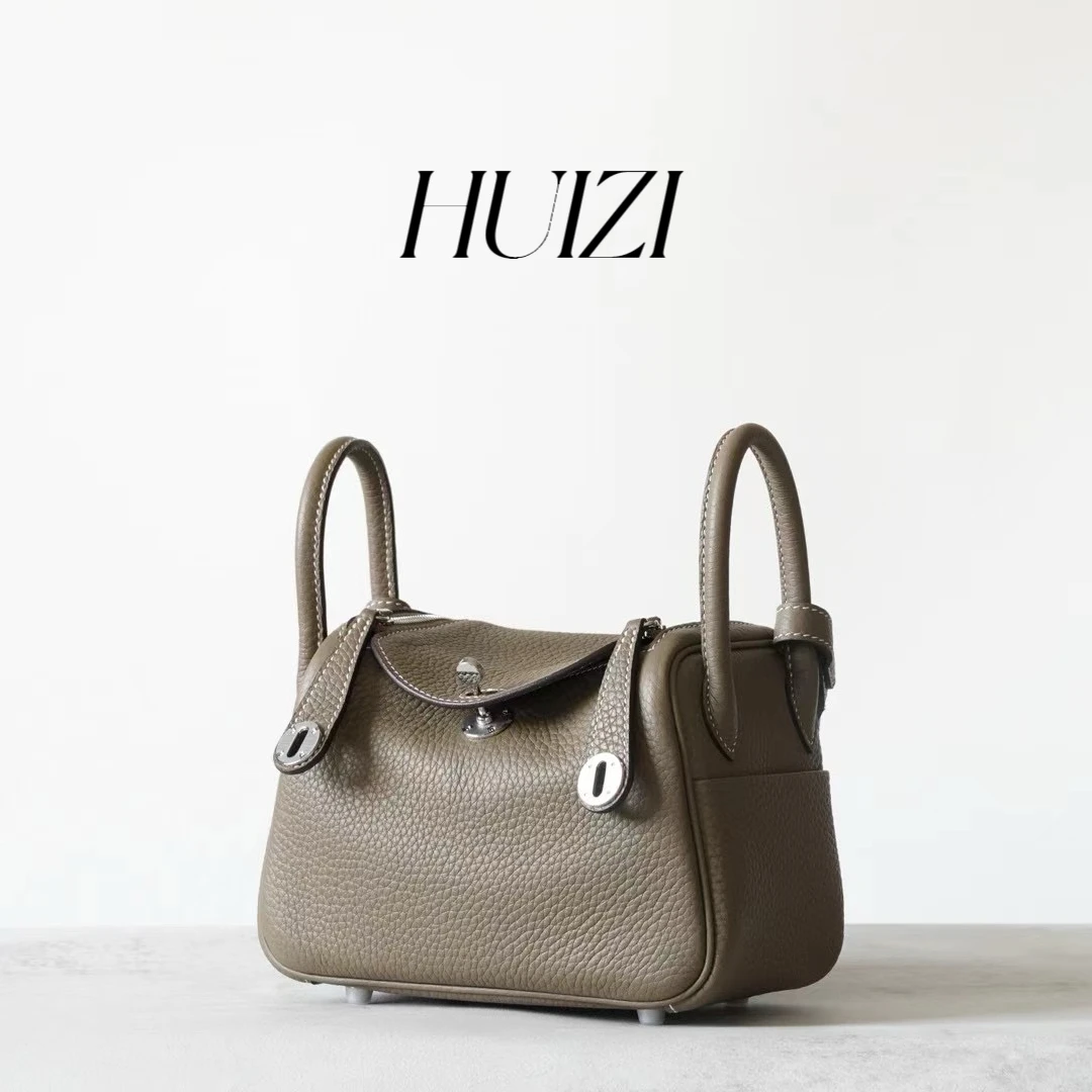 HUIZI 迷你琳迪包包女秋冬2025新款医生包单肩斜挎包