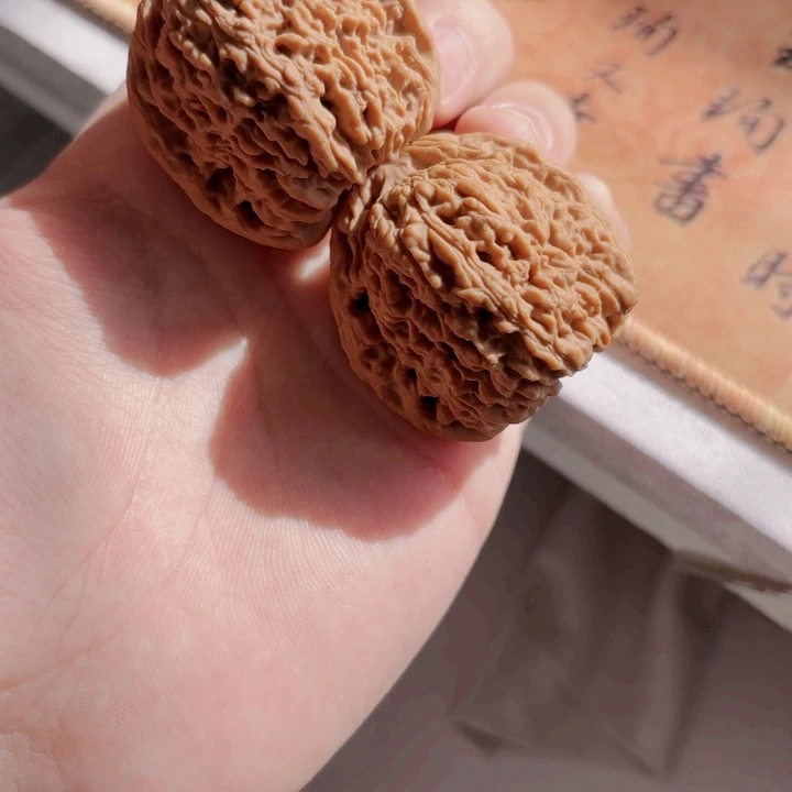 文玩核桃吊坠39拉丝凹底老款南疆石