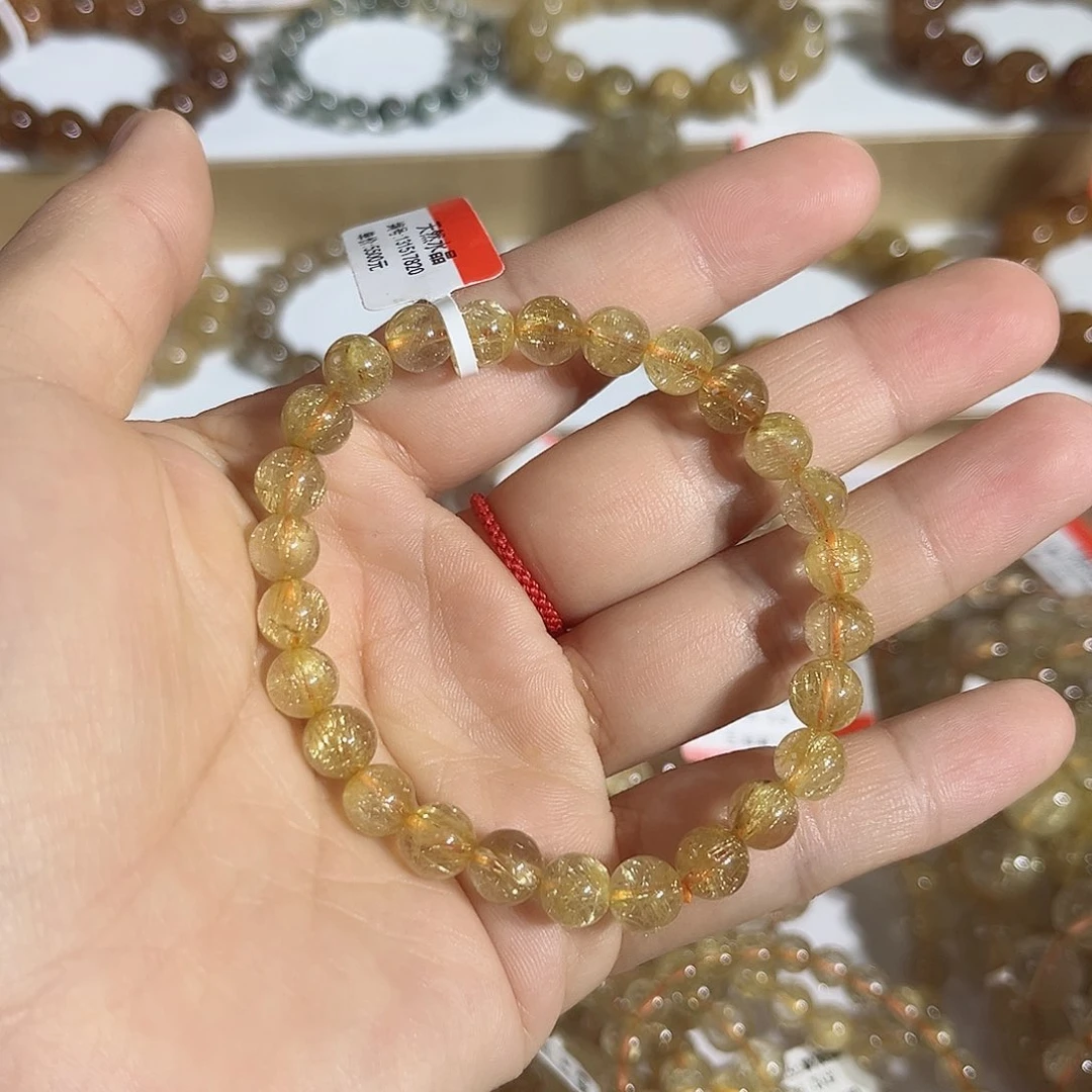 手串未镶嵌水晶晶莹剔透