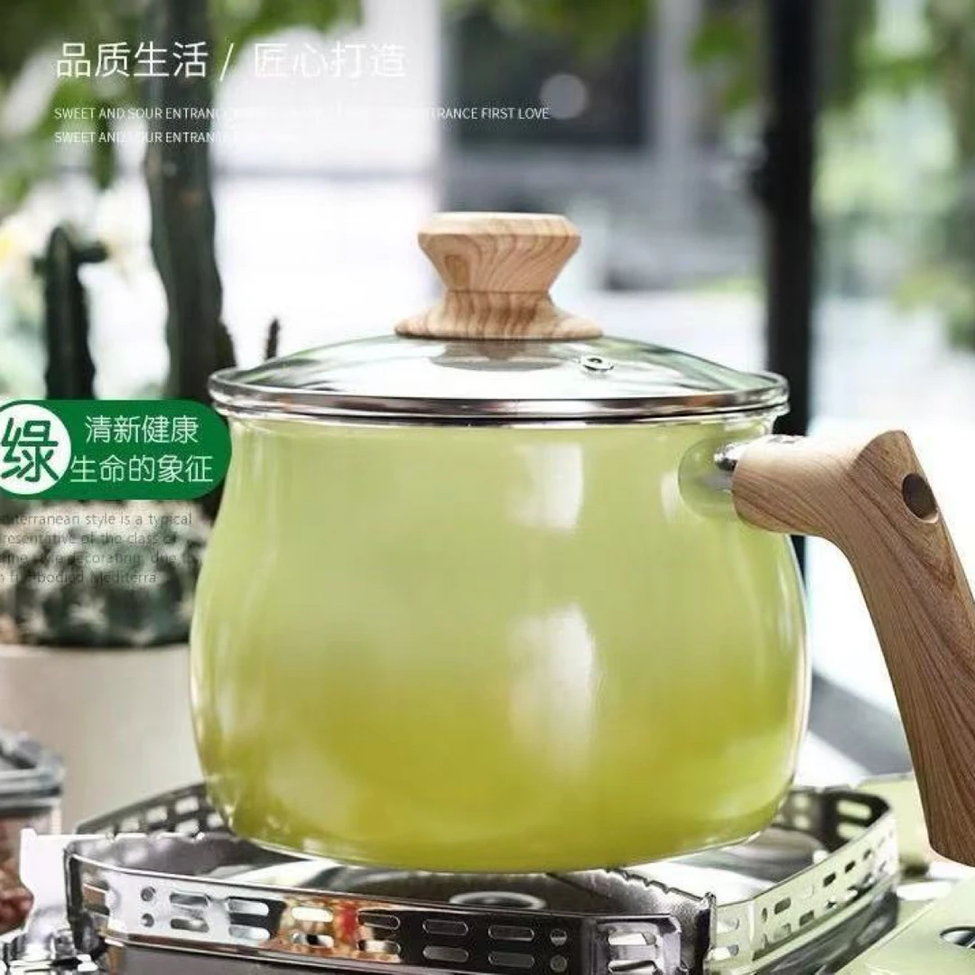 奶锅日式家用迷你不粘锅汤锅泡面牛奶小锅专用辅食可爱