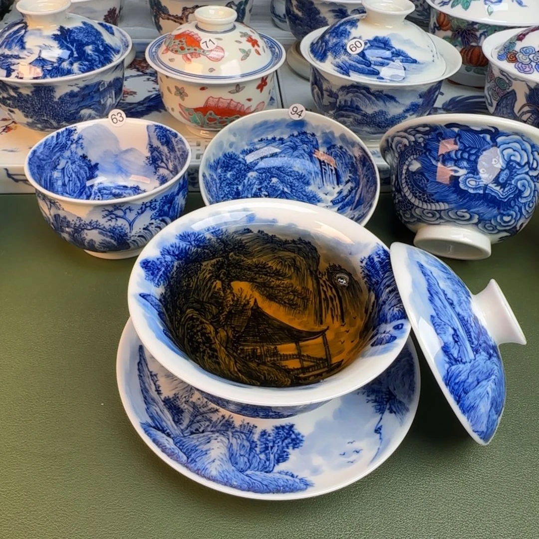 纯手工纯手绘茶具95