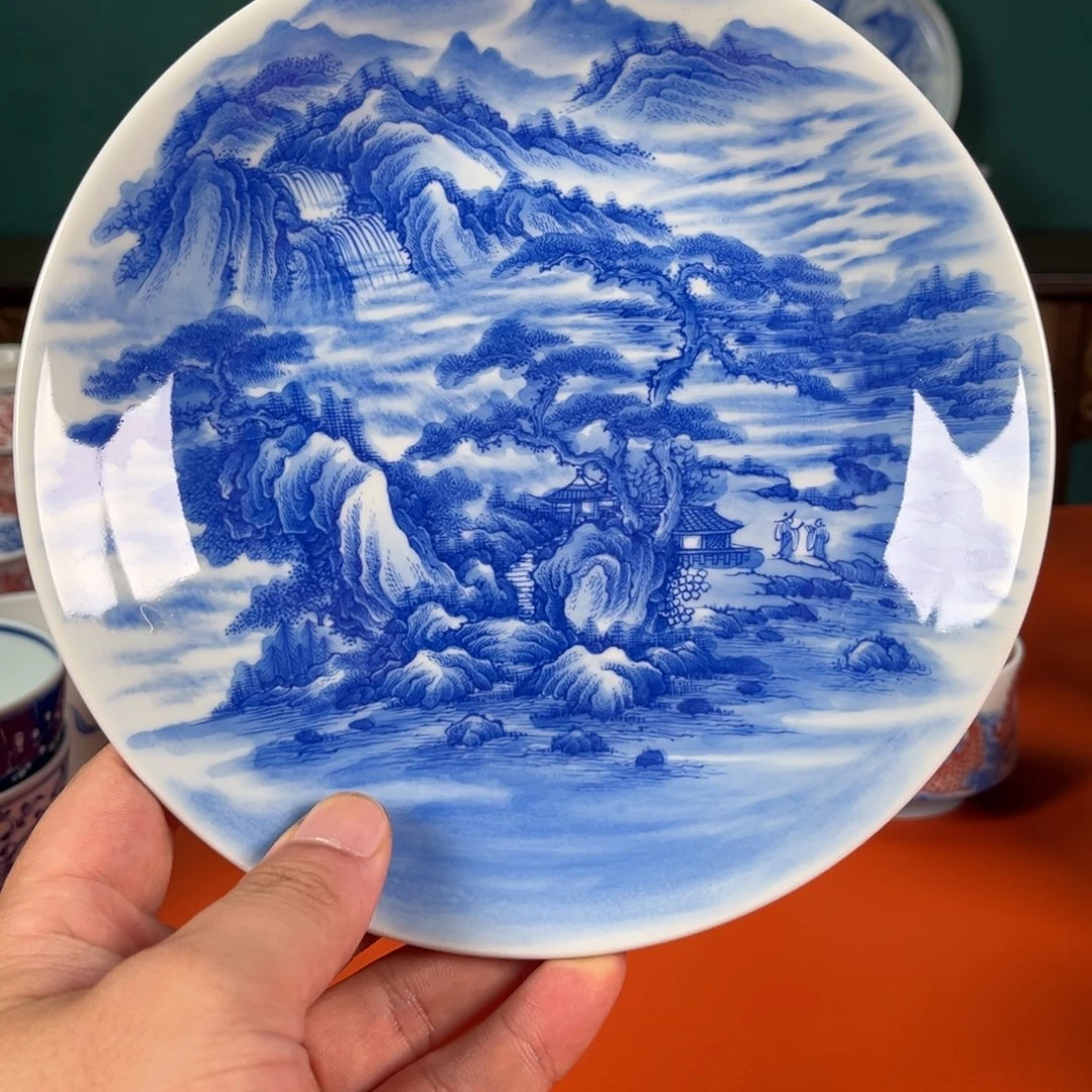 瓷片景德镇手工手绘