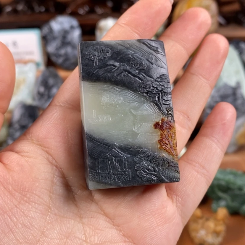 【闪购商品】未镶嵌和田玉把件孤**红定制