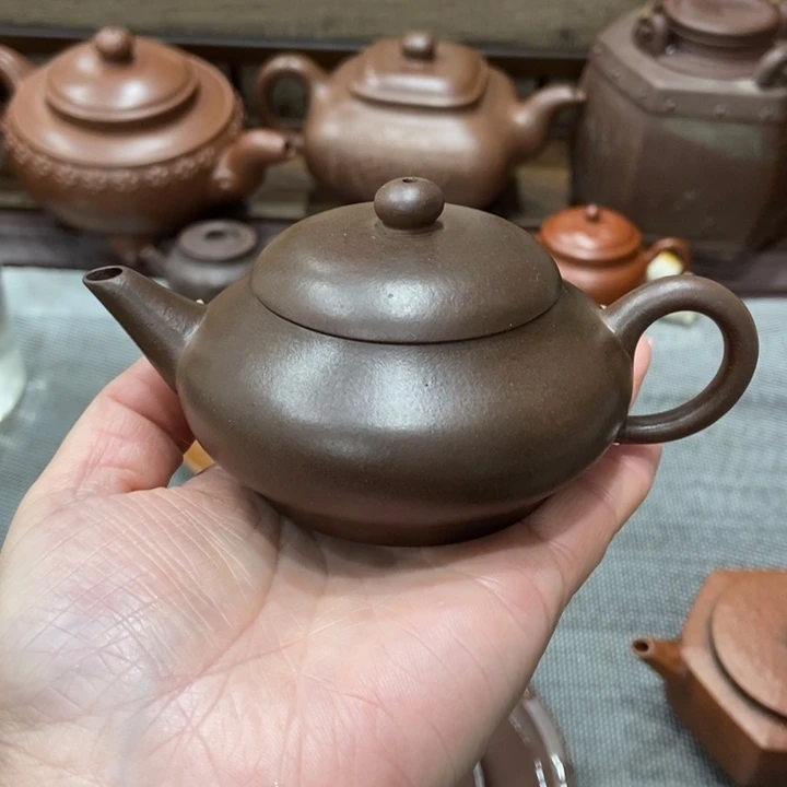 刺***铃紫砂茶壶宜兴紫砂