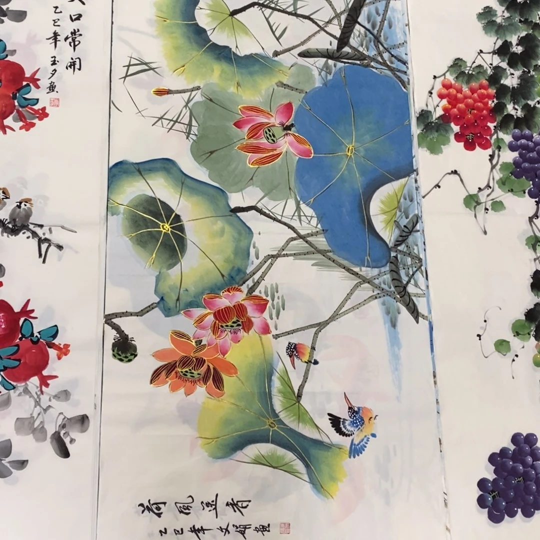 国画尺寸140✖️70四尺精品手绘画
