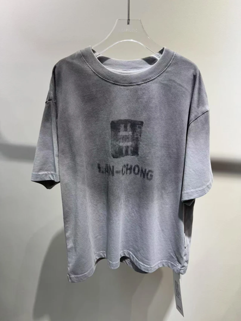 XTJ STUDIO童装 设计师款 LC中大童 渐变短袖 新品