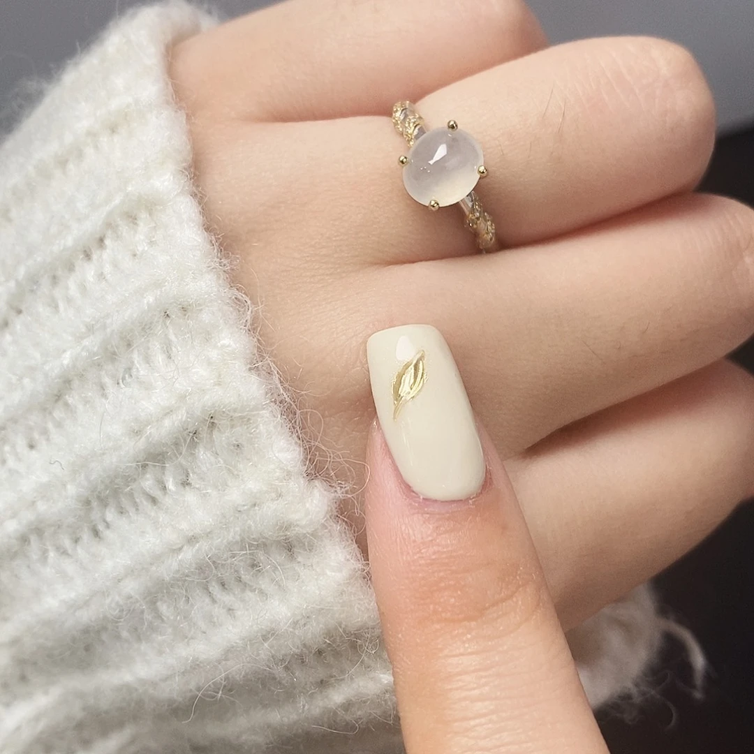 翡翠银S925镶嵌戒指