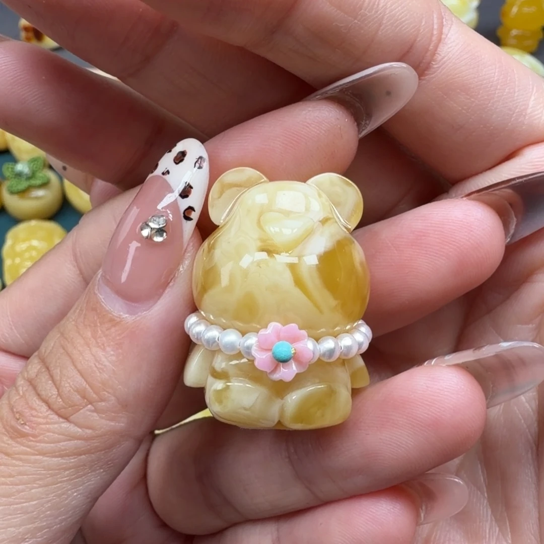 琥珀未镶嵌裸石蜜蜡