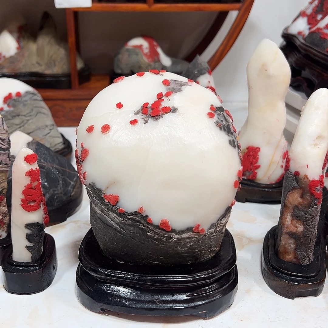 仁***诣灵璧石白灵石产地