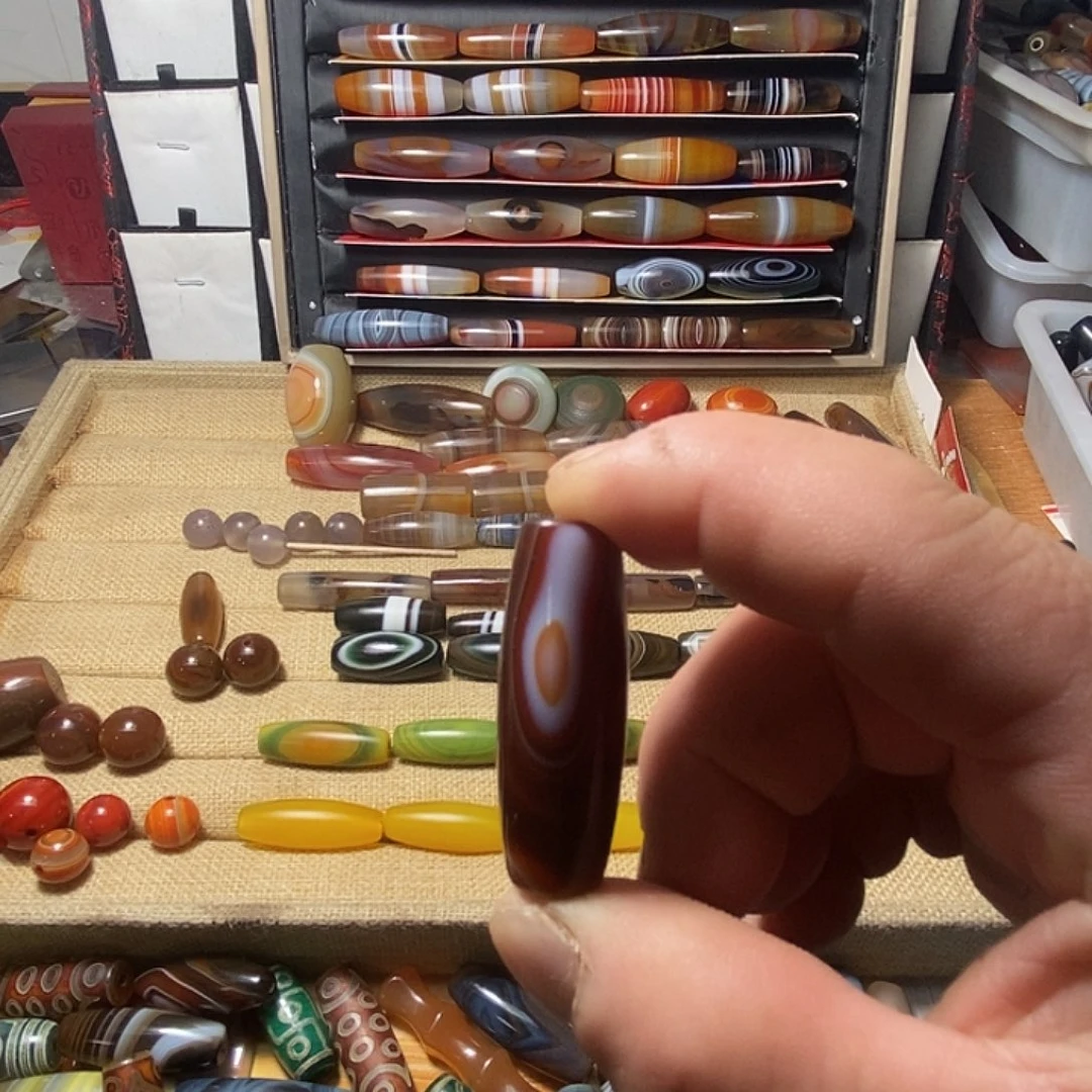 玛瑙/玉髓合金颈饰
