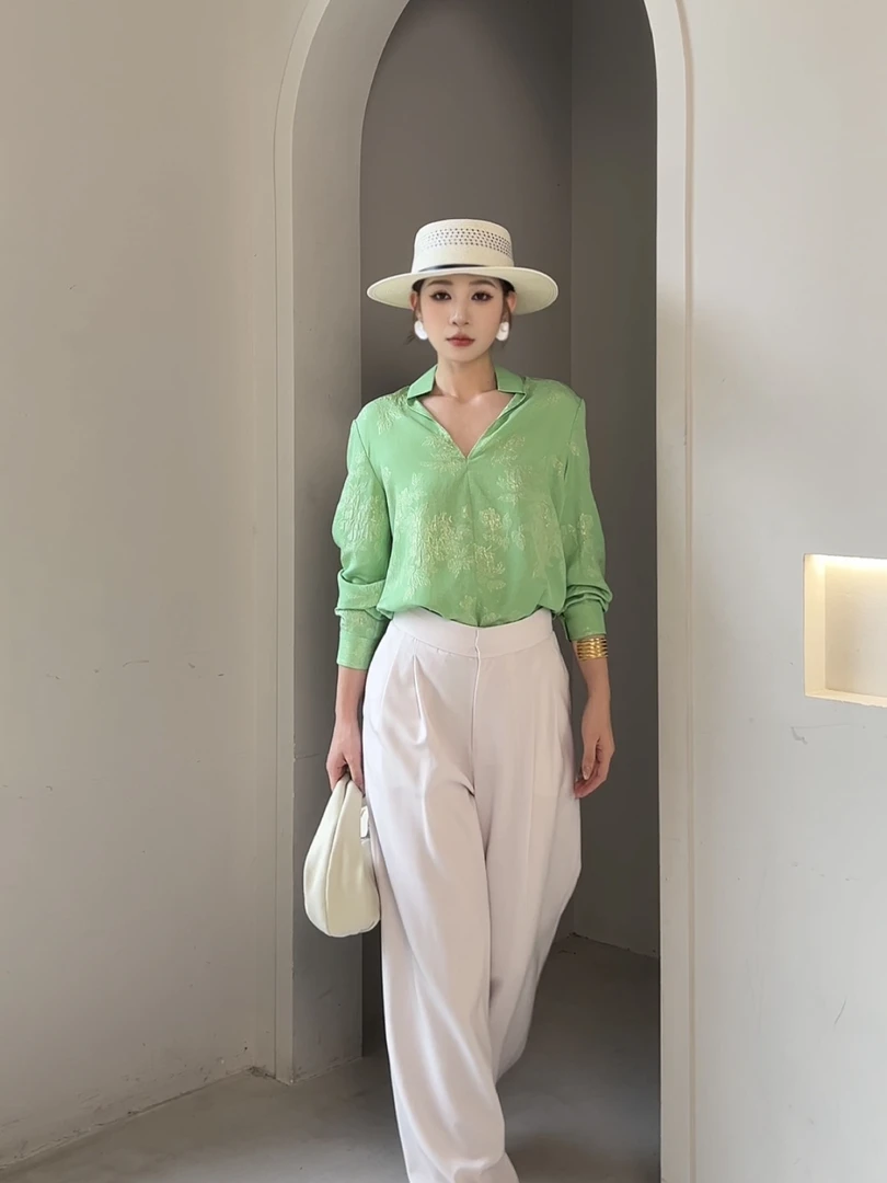 2025SS JADE立领衬衫