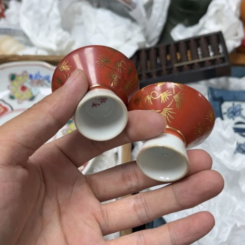 瓷片摆件工艺品瓷器摆件777