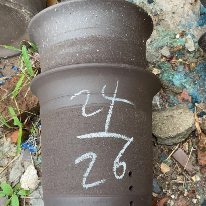 紫砂花盆紫砂的花