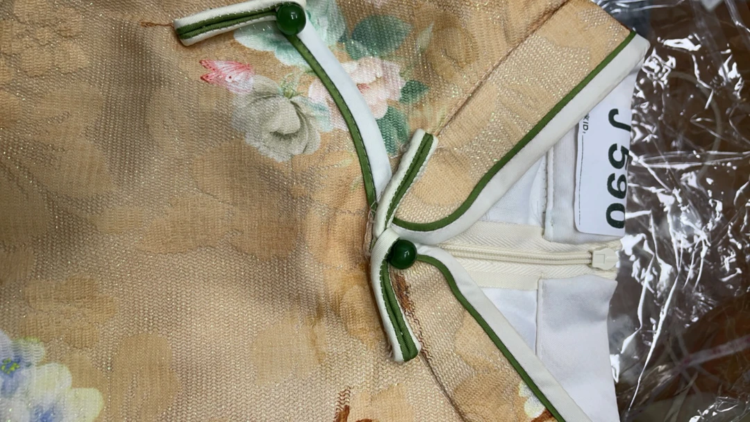 -590-瑕-------改良款旗袍