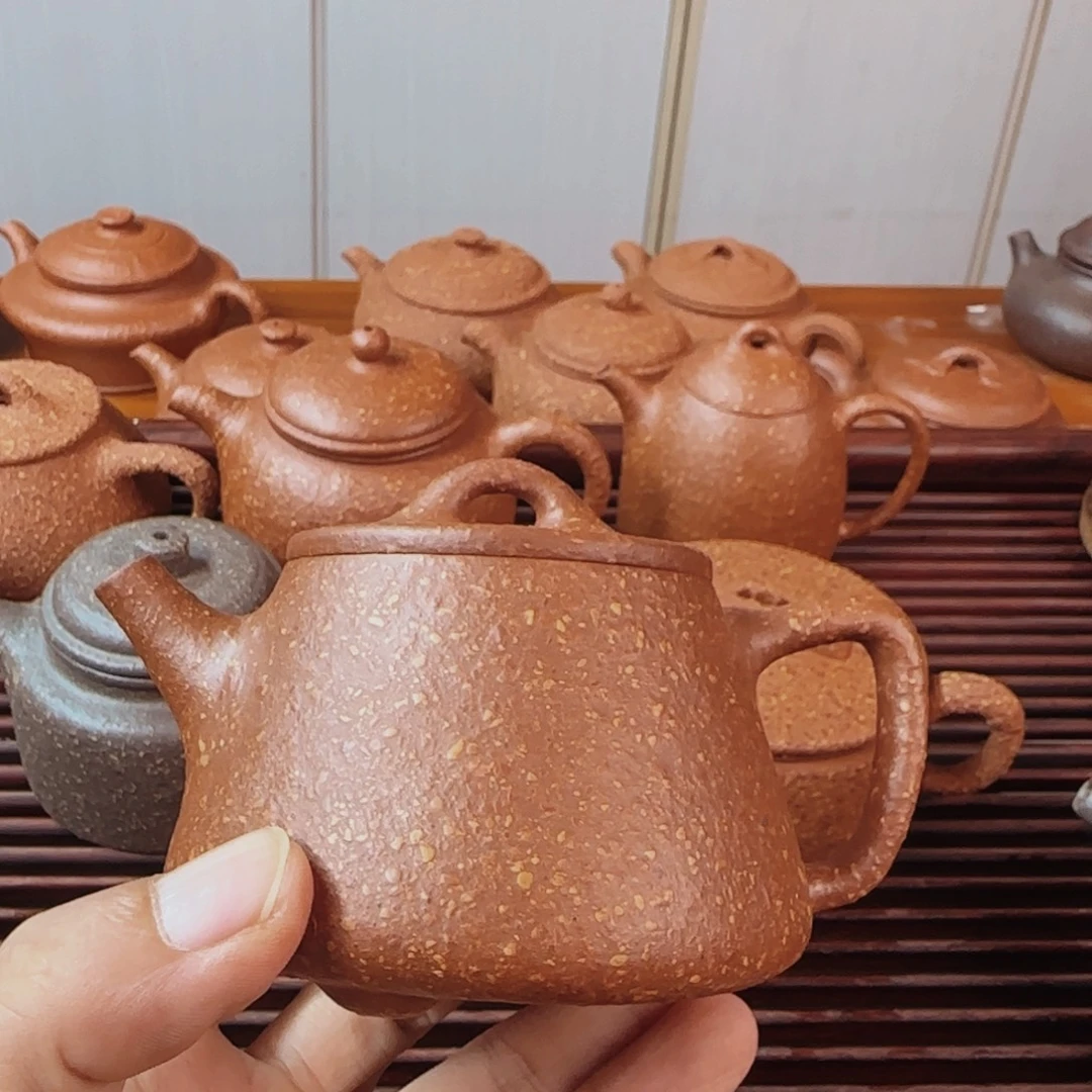 茶壶紫砂八目红降高瓢180cc