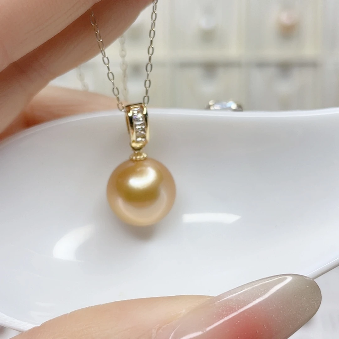 淡水珍珠吊坠(赠链)合金