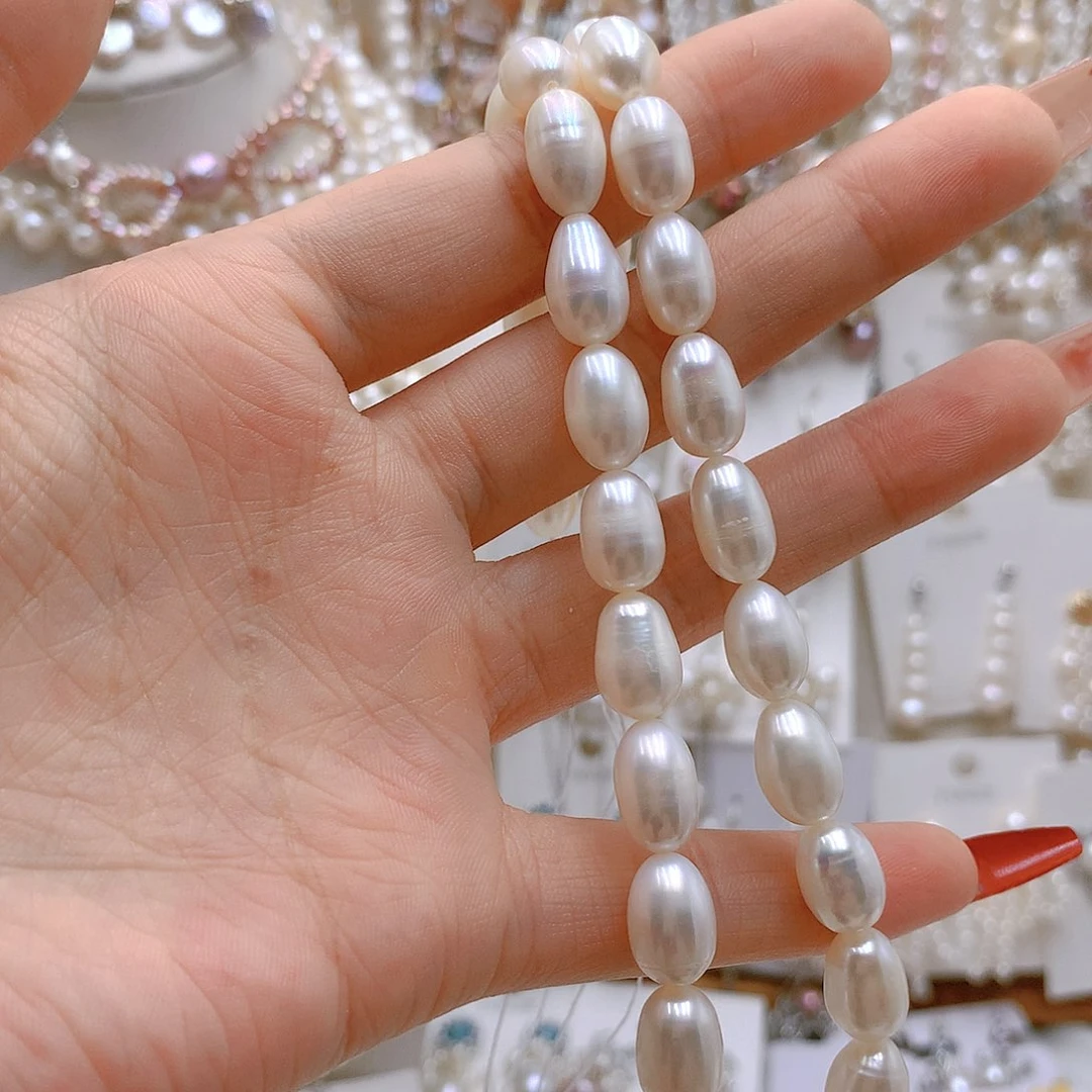 银S925镶嵌耳饰淡水珍珠