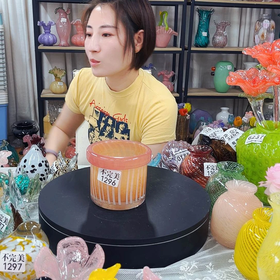 1296 家悦花瓶摆件不完美