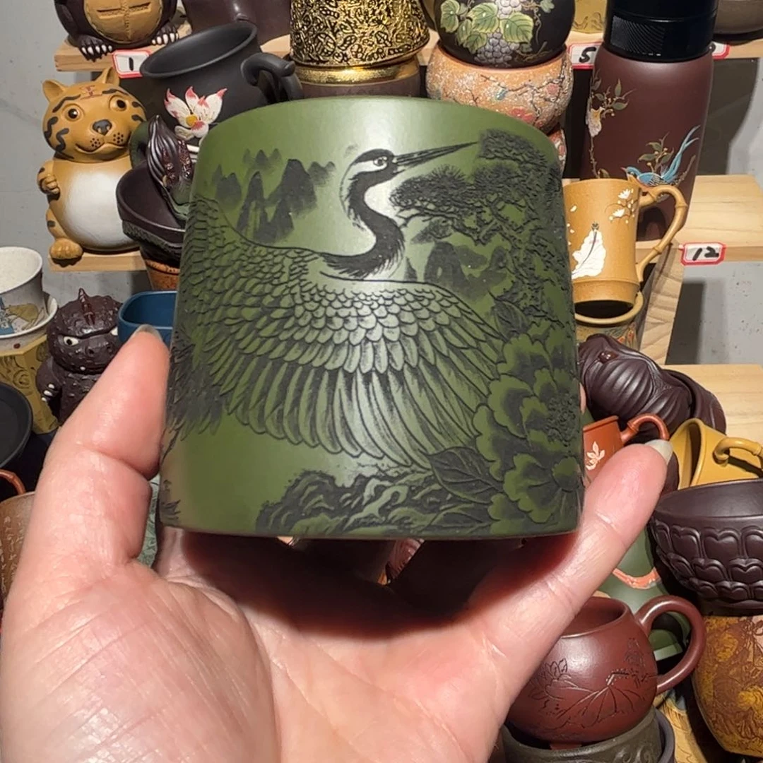 紫砂茶杯宜兴紫砂主人杯