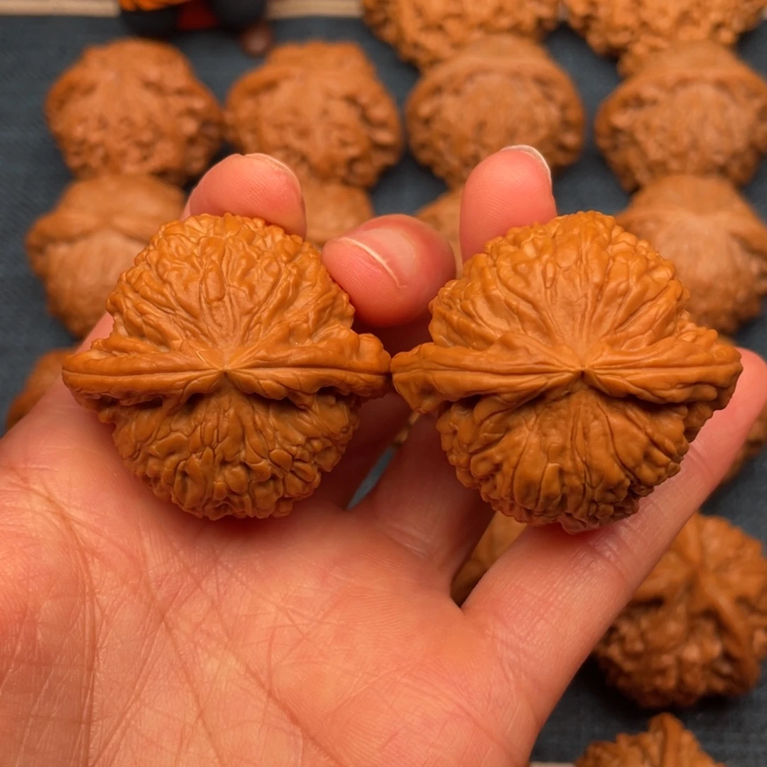 把件文玩核桃41全品毕业闷白