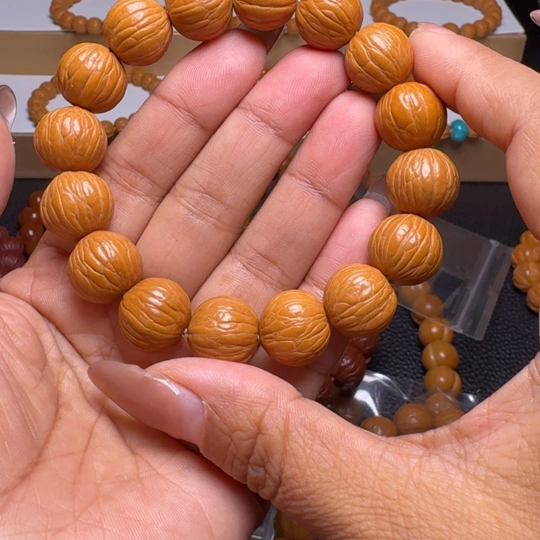 桃核吊坠聚宝盆猴头