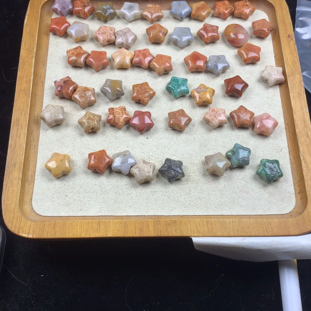 信***我硅化珊瑚（珊瑚玉）未镶嵌颈饰