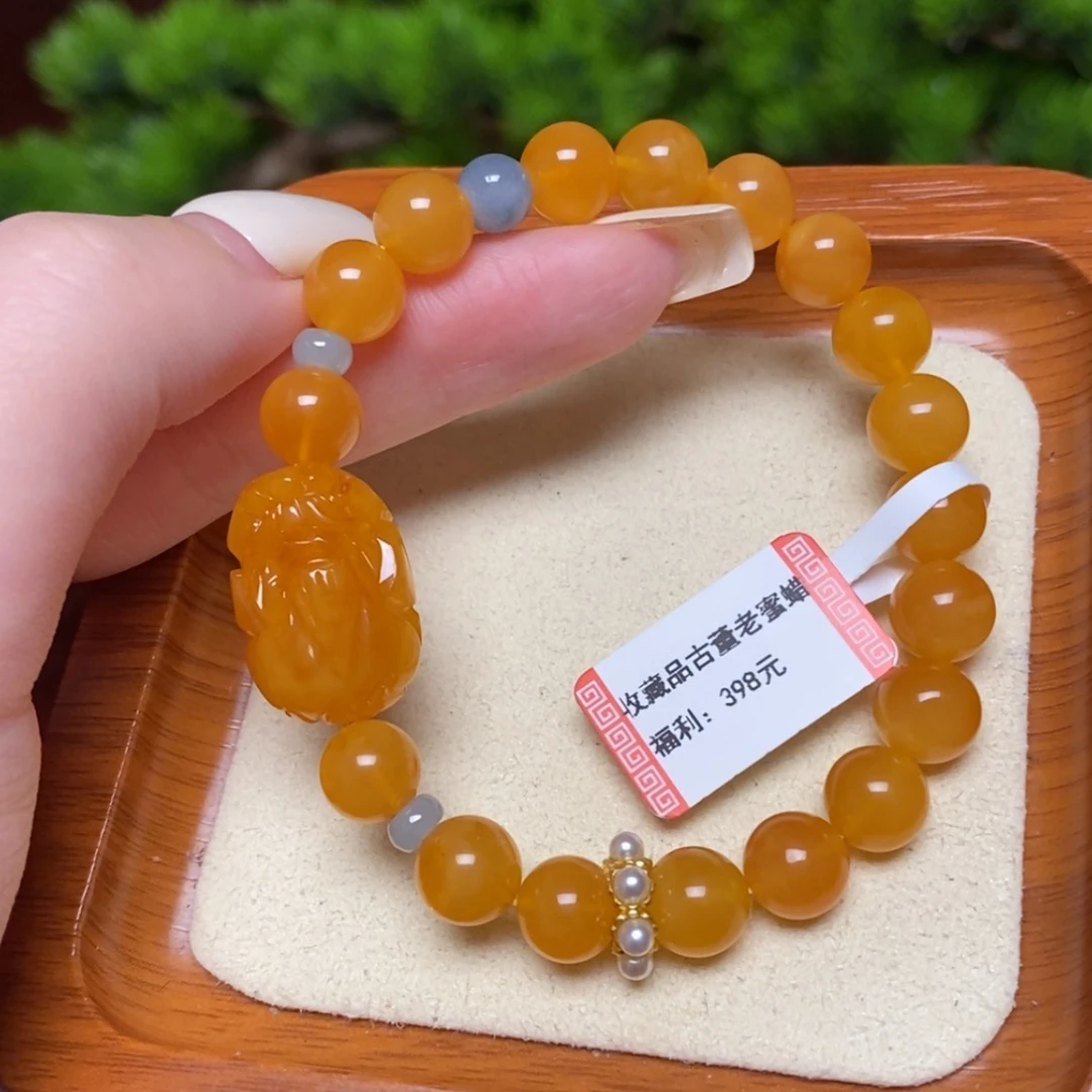 【闪购商品】未镶嵌蜜蜡手链手串